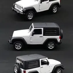 vishal toyss Thar Diecast Miniature Vehicle – 1:36 Scale Pull Back Action Toy Car for Kids image 3