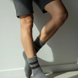 cdeck Men Self Design Calf Length image 3