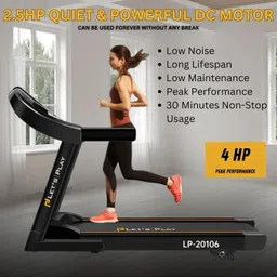 lets play LP-20106 2.5HP Motor Treadmill for Home 110kg User Weight Support Manual Incline Treadmill image 5