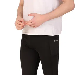 hectos Solid Men Black Tights-picture-30