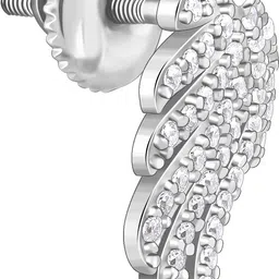 giva 925 Silver Glittering Wing Earrings Zircon Sterling Silver Stud Earring image 3