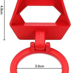 allure auto Engine Start Stop Button Cover Push to Start Button Ignition Cover Anti-Scratch Lambo Style Decoration Ring (Red) Car Inverter image 3