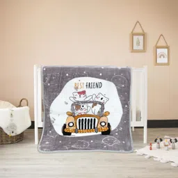 tinitot Cartoon Crib Mink Blanket for Heavy Winter image 3