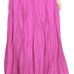 sttoffa s Women Solid Regular Pink Skirt image 3