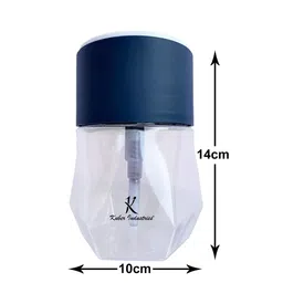 Kuber Industries Blue and Green 4 Pieces Round Liquid Soap Dispensers image 3