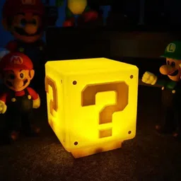 flyingwing 3D Mario Cube Sound Lamp | USB Rechargeable LED Light Night Lamp image 5