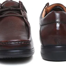 zoom shoes Genuine Leather Lightweight Comfort Trendy Premium Lace-up Office & Party Derby For Men image 5