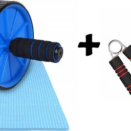 munshine Combo Of Ab Wheel/Roller With Foam Hand Gripper for Men and Women Home Gym Fitness Equipment( Fitness Accessory Kit Kit-picture-20