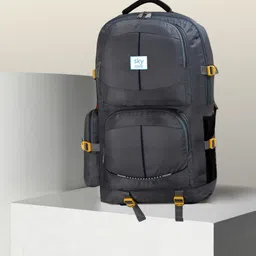 sky spirit LARGE 55L TRAVEL BACKPACK FOR OUTDOOR SPORT HIKING Rucksack - 50 L (Blue) Rucksack- 50 L-picture-38