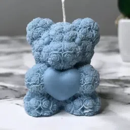 saanjh blue-teddy-candle Candle image 2