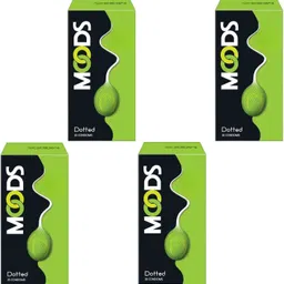 moods GREEN DOTTED CONDOMS FOR MEN ENTERTAINMENT TIME 20 pcs x 4 Condom-picture-12