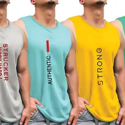 pasito Pack of 4 Men Vest-picture-15