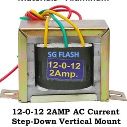 houseofcommon 12-0-12 2AMP AC Current Step Down Vertical Power Transformer Electronic Components Electronic Hobby Kit-picture-24