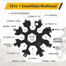 gaxquly 18 in 1 Snowflake Multi Tool Combination Screwdriver-picture-14
