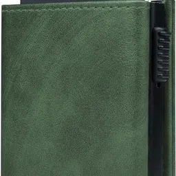 thewalletstore Men Casual Green Genuine Leather Wallet-picture-12