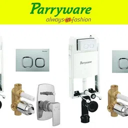 parryware Half Frame Concealed Cistern, with divater body upper Euclid set of 2 pic 138 Dual Flush Tank-picture-15