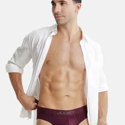 jockey IC31 Supima Cotton Elastane Stretch Solid Men Brief image 1