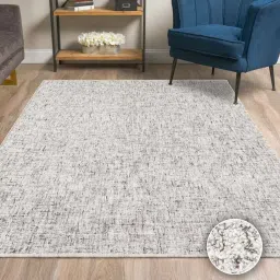 Marble Wool & Viscose Abstract 6' x 4' Hand tufted Carpet By Kaleen India image 1