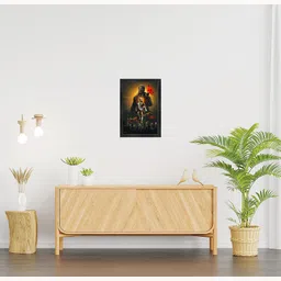 dharvika prime Chatrapati Shivaji Maharaj Photo Frame Digital Reprint 14 inch x 11 inch Painting image 2