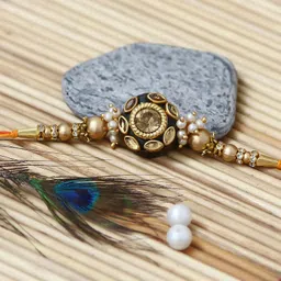 flipkart smartbuy Designer Rakhi Assorted, Zardosi, Pearl Rakhi Set-picture-25