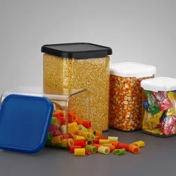 preesky Plastic Grocery Container- 900 ml, 650 ml, 350 ml image 4