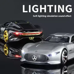 crezor toys Mercedes Vision AMG GT Future Model Car - Exclusive Alloy Metal Pullback Toy image 5