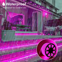 trendx 360 LEDs 3 m Pink Steady Strip Rice Lights image 4
