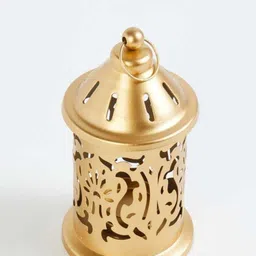 zab overseas Metal hanging Lantern and table top for decor Gold Iron Hanging Lantern Gold Iron Hanging Lantern image 4