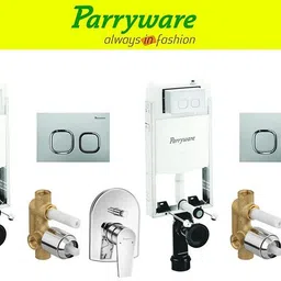 parryware Half Frame Concealed Cistern, with divater body upper Praseo set of 2 pic 173 Dual Flush Tank-picture-19