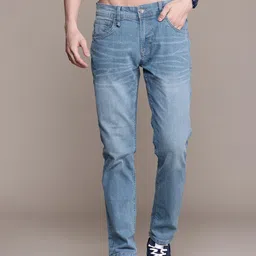 roadster Men Tapered Fit Mid Rise Blue Jeans-picture-10
