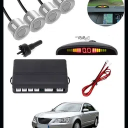 peeps store Car Premium 4 Silver Reverse Parking Sensor-AP25A37 Car Premium 4 Silver Reverse Parking Sensor-AP25A37 Parking Sensor-picture-27
