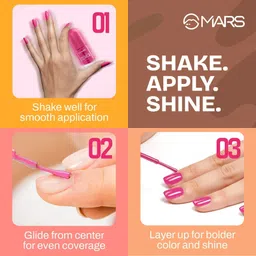 mars Cosmic Hue Nail Paint And Miss Wipe Out Nail Polish Remover (26-JUPITER) image 3