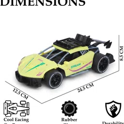 p s galaxy Rechargeable High Speed Racing Remote Control Car for Kids 2.4 GHZ, 1:16 Scale image 2