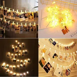 crackles 10 LEDs 78.75 inch Yellow Steady Clip Rice Lights image 2