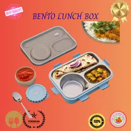 Lunch Box for Kids Compartment Insulated Stainless Steel Tiffin Box for KID_L93 3 Containers Lunch Box-image-73