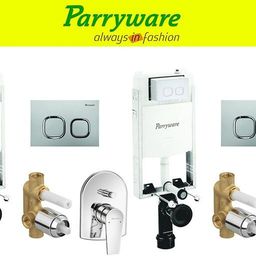 parryware Half Frame Concealed Cistern, with divater body upper Praseo set of 2 pic 306 Dual Flush Tank-picture-9