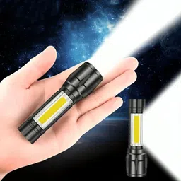 regals choice USB Travel Torch | Compact Rechargeable Flashlight Torch image 5