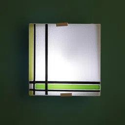 eliante by jainsons lights Inverted Metal Flush Mount Wall Light (White) image 3