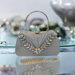 hinza Party Silver Clutch-picture-17