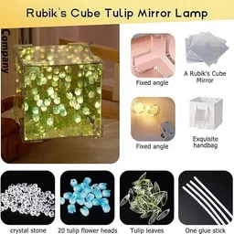 jmc Star Cube Tulip Lamp Tulip Night , Tulip Flower Lamp, Night Lamp Night Lamp image 5