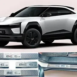 ad chrome New BE 6 Sill Plate ( Footstep ) Door Sill Plate image 1