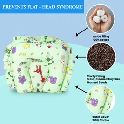 j jejal Mustard Seeds Animals Baby Pillow Pack of 1-picture-13