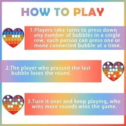 marqueonn Pop It Fidget Toys,Push Pop Bubble Fidget Sensory Toy,Autism Special Needs(ANY6) image 3