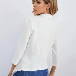 kotty Women Solid Casual Jacket image 3