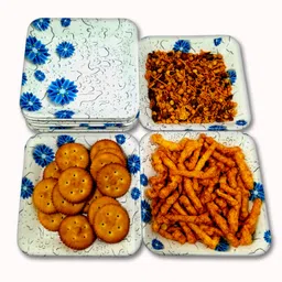 inpro Melamine Quarter Snacks Plates: Lightweight Melamine Square/ Melamine dinnerware Quarter Plate image 3