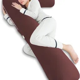 linenovation Microfibre Solid Pregnancy Pillow Pack of 1-picture-14