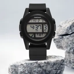 Fastrack StreetStyle Digital Black Dial Black Silicone Strap Analog Watch - For Men 38120PP01-picture-14