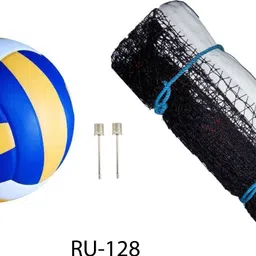 zxxxt Superb Quality Volleyball With 2 Needle and Net Nylon DP-128 Volleyball - Size: 4-picture-24