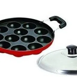 red robin APPAM PATRA 1 Paniarakkal with Lid 1 L capacity 23 cm diameter image 2