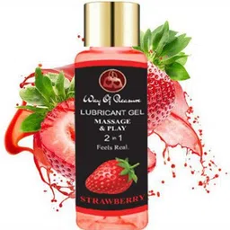 way of pleasure Water Based Lubricant Gel 50ml Strawberry For Men & Women Lubricant-picture-23